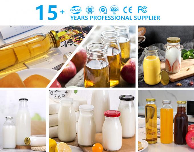200ml 250ml 16 oz chai nước ép thủy tinh Thùng đồ uống hàng loạt 0