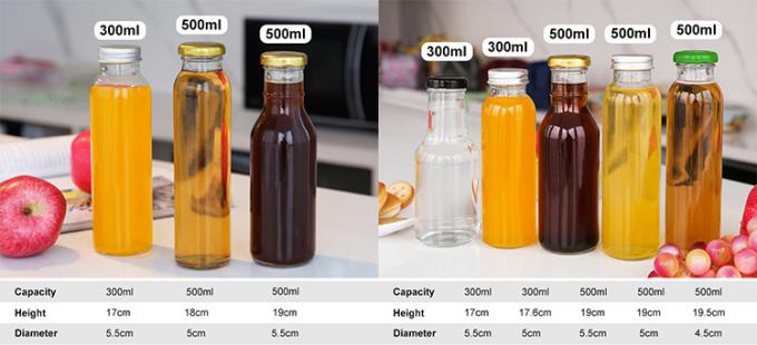 200ml 250ml 16 oz chai nước ép thủy tinh Thùng đồ uống hàng loạt 2