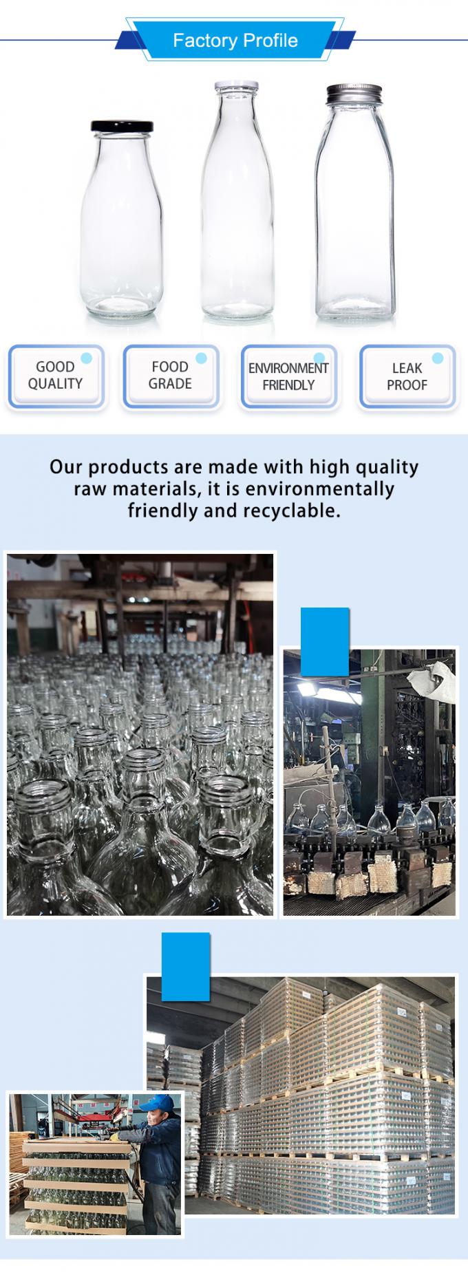 500ml chai nước trái cây tinh khiết thấm không Glass nước trái cây thùng Decal in 2