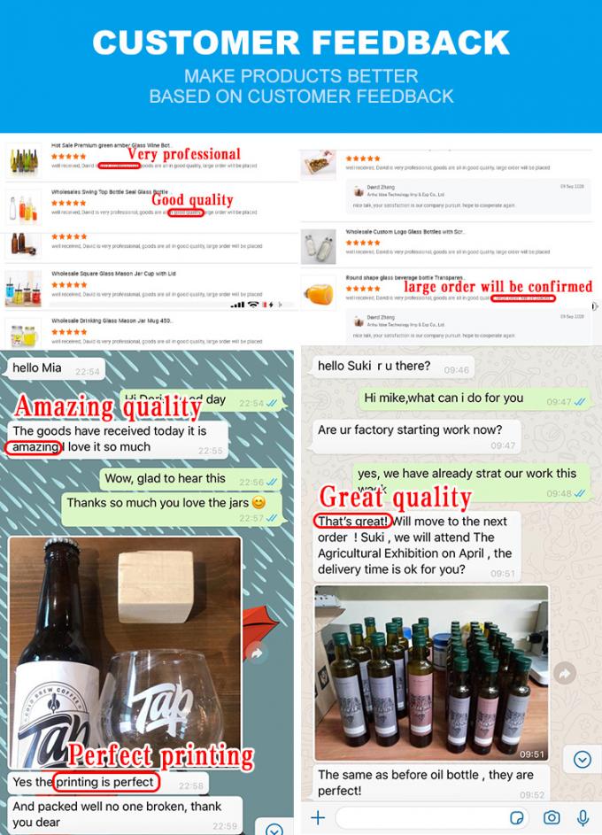 Đồ bán buôn rỗng 330ml 33cl 12oz Soda hoặc nước trái cây chai bia kính rõ ràng với nắp 5