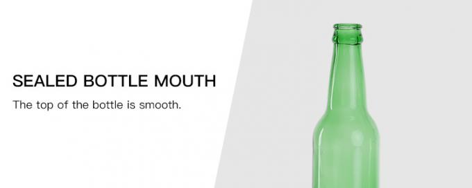 Amber Transparent Mini Corona chai Peroni kính 330ml 500ml 3