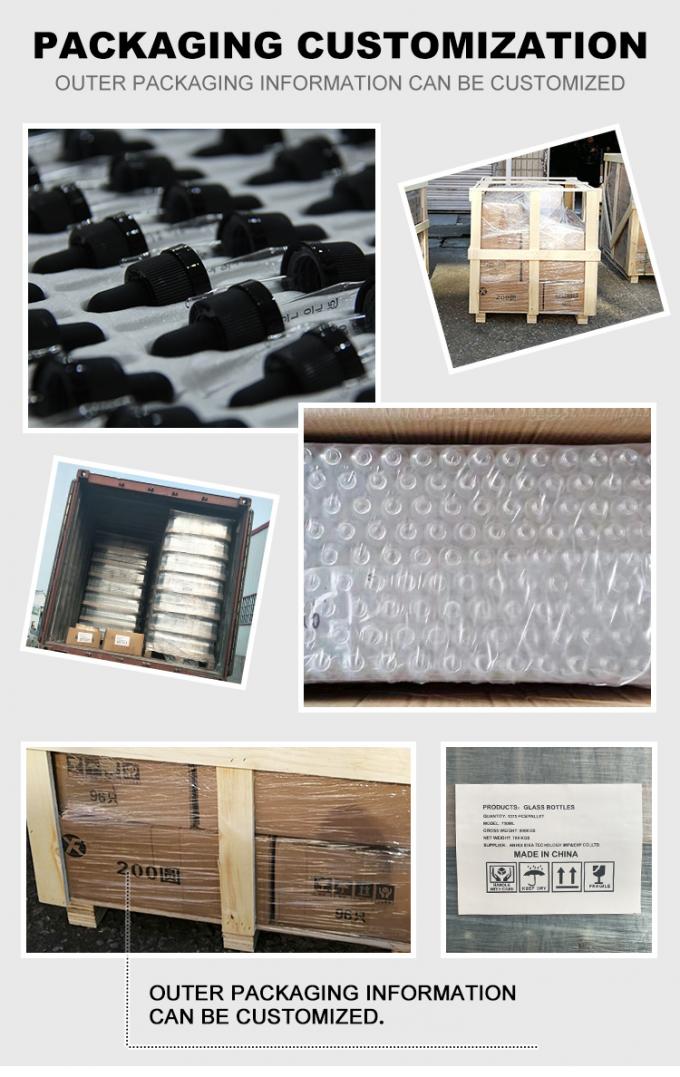 OEM 5ml 10ml 1oz Amber Glass Dropper chai tinh dầu 2