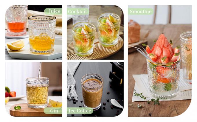 Kính uống đá tinh thể đá đúc hoa hướng dương cho nước cà phê 4