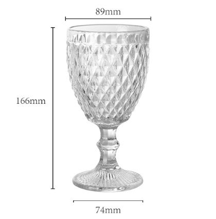 Vintage Cocktail Rượu vang đỏ Cốc rượu vang Giáng sinh Cốc rượu vang thủy tinh 350ml 1