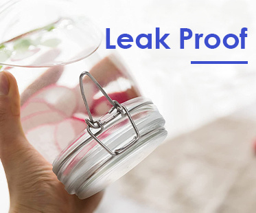 Thùng nướng nướng nướng nướng 300ml 500ml 750ml Thùng thủy tinh kín không khí với nắp mở 7