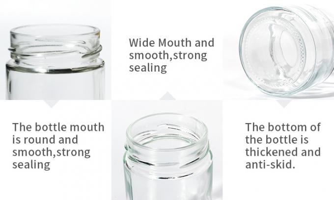 500Ml 1000Ml Thùng thủy tinh đông lạnh Thùng chứa thủy tinh kín không khí 1