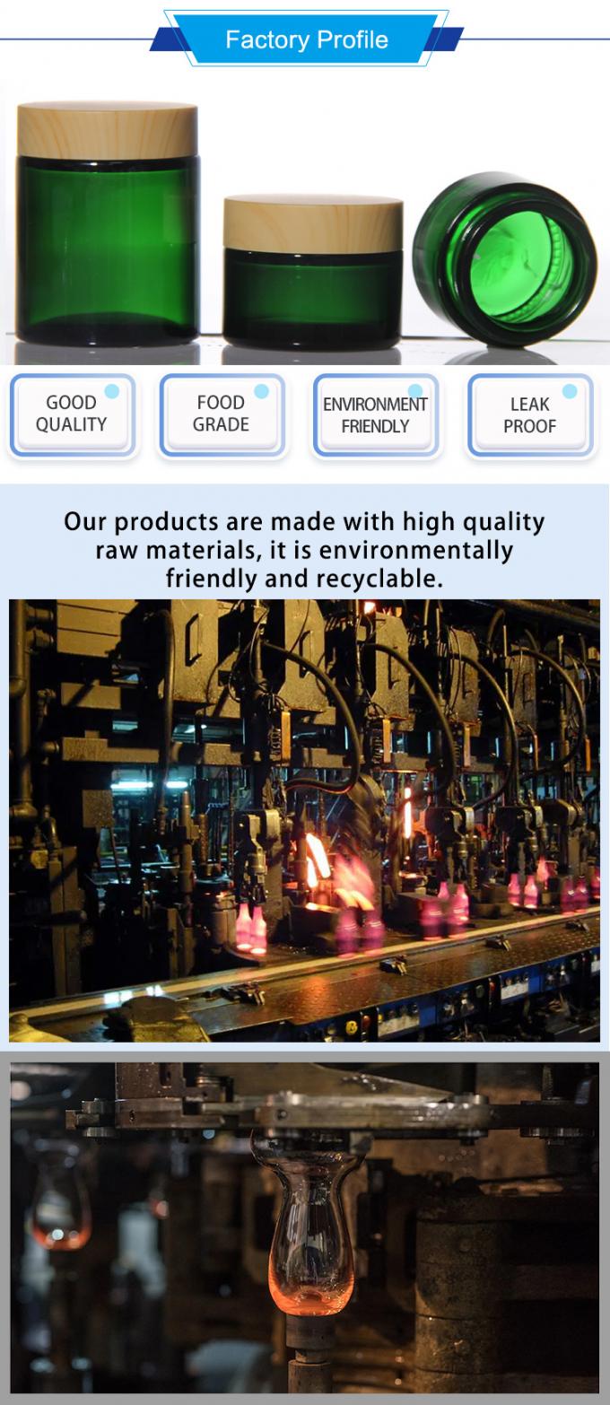 Thùng kem thủy tinh 60ml 100ml Bơm không khí Thùng kem 50gm ODM 3