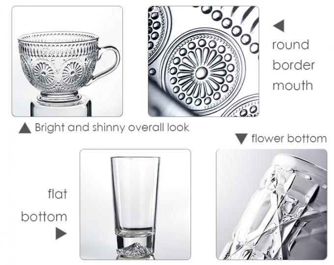330ml 200ml kính đúc Tumbler Highball Glass 1