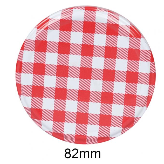 Giá rẻ 43mm 48mm 53mm 58mm 63mm Glass Honey Jar Metal Top Tinplate Lug Cap 11