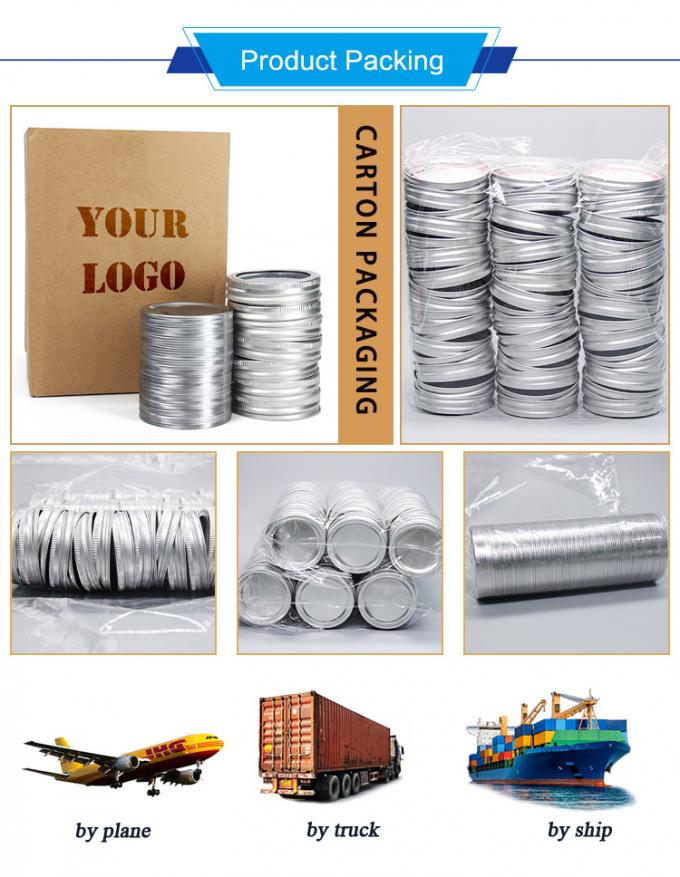 Free Sample 70mm 86mm Tinplate Canning Lids cho Mason Canning Jar 3