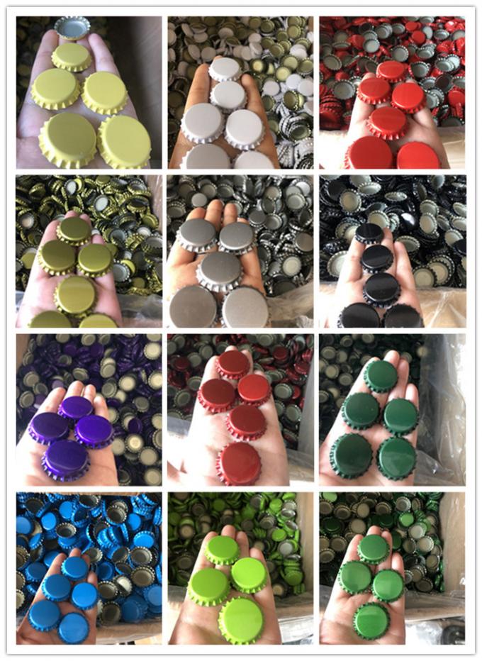 Nhà sản xuất Các mẫu miễn phí 26mm Crown Ring Caps Ring Pull Bottle Cap 3