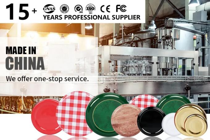 Nhãn hiệu tùy chỉnh 90mm 100mm 110mm Đỏ Trắng Đen Tinplate Lug Cap Metal Lug Cap cho chai sữa 0