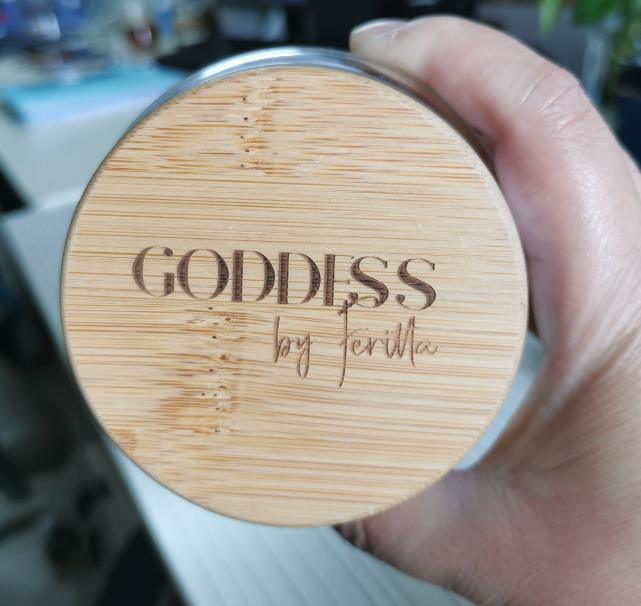 Môi trường thân thiện tái sử dụng Mason Jar nắp Cụm cà phê trà gỗ nắp 70 mm kích thước nắp với lỗ rơm 6