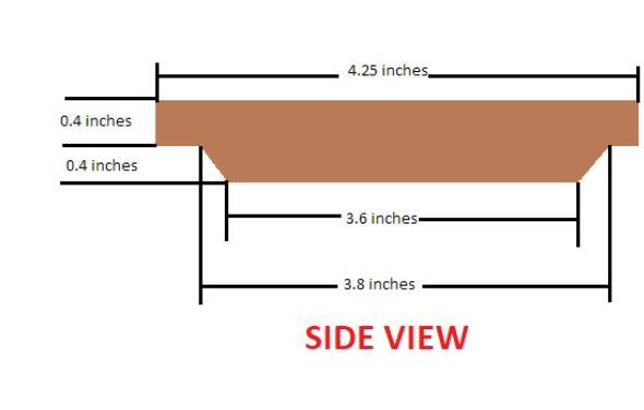 Nắp cốc tre có thể sử dụng nhiều lần nắp cốc gỗ miệng rộng 70mm 3
