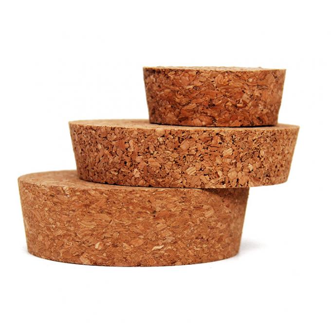 Gỗ mềm conic Cork chai nắp nắp nắp nắp cho chai rượu vang 2