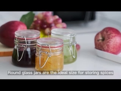 trong Sản phẩm Thùng chứa thực phẩm bằng thủy tinh tròn để đóng gói thực phẩm bếp