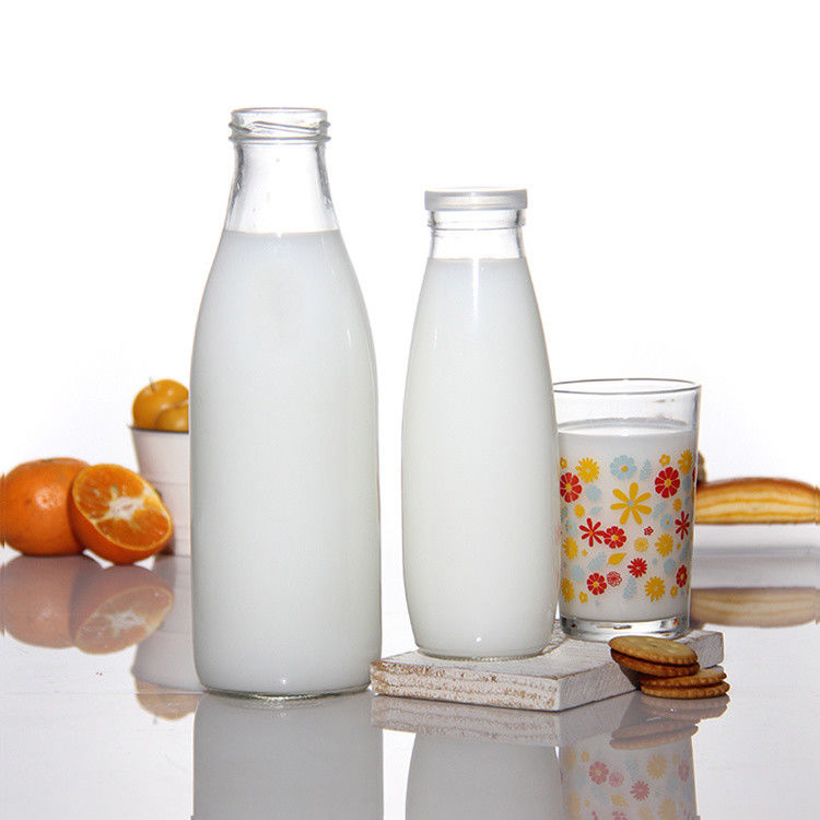 Chất lượng cao 250ml 300ml 500ml 750ml 1L Glass Sauce Jar with Metal Lid with Plastic Lid