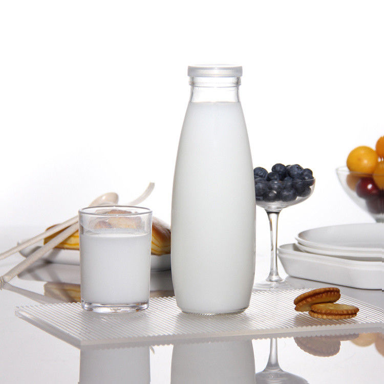 Giá nhà máy 200ml 250ml 350ml 500ml 1000ml chai nước sốt thủy tinh với nắp nhựa với nắp vít