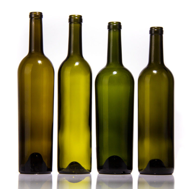 ODM chai rượu vang thủy tinh màu 500ml 700ml 750ml 1500ml