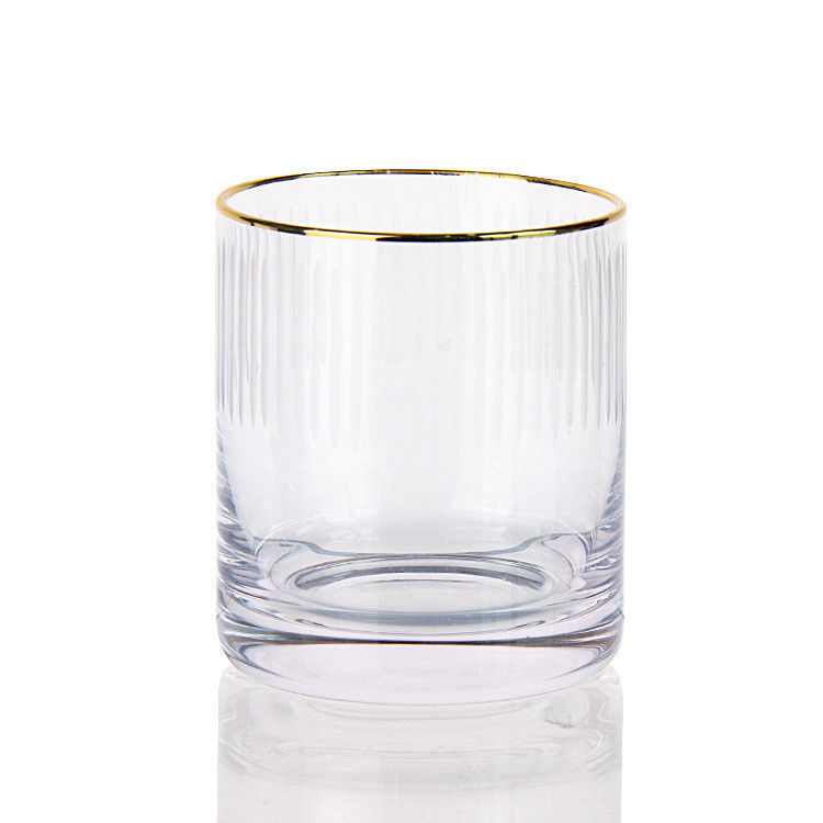 7.5oz Modern Drinking Glasses Engraved Whiskey Tumbler Crystal Cup Để uống Bourbon