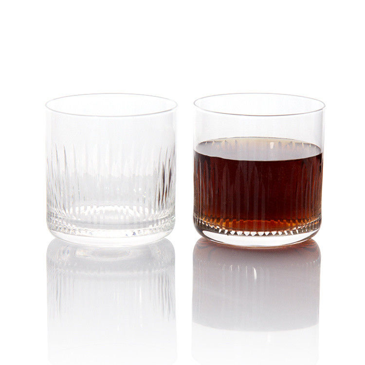 7.5oz Modern Drinking Glasses Engraved Whiskey Tumbler Crystal Cup Để uống Bourbon