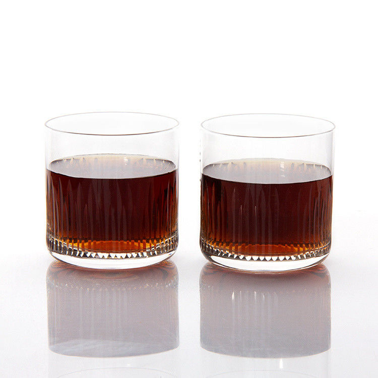 7.5oz Modern Drinking Glasses Engraved Whiskey Tumbler Crystal Cup Để uống Bourbon