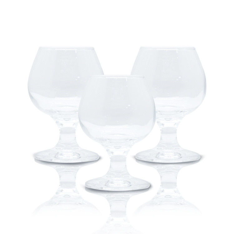 Short Stem Cognac Brandy Glass Crystal Cup Cốc không có chì ODM