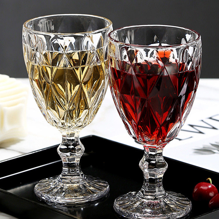 Vintage Cocktail Rượu vang đỏ Cốc rượu vang Giáng sinh Cốc rượu vang thủy tinh 350ml