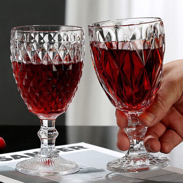 Vintage Cocktail Rượu vang đỏ Cốc rượu vang Giáng sinh Cốc rượu vang thủy tinh 350ml