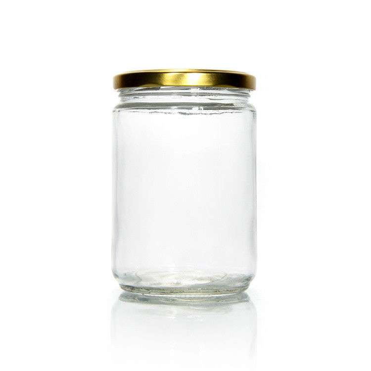 Chất lượng cao 45Ml 100Ml 150Ml 350Ml 450Ml Không khí kín bếp thực phẩm bình thủy tinh với nắp kim loại