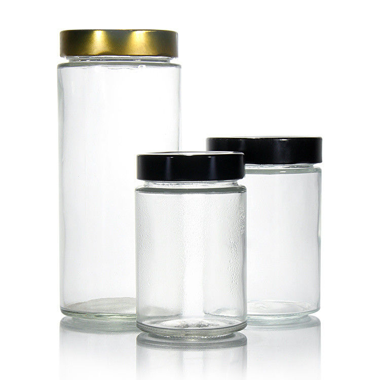 Nhãn nhãn riêng 380Ml 500Ml 750Ml 1L hình hình xi lanh nước hoa Con mỡ bình thủy tinh với nắp nhựa