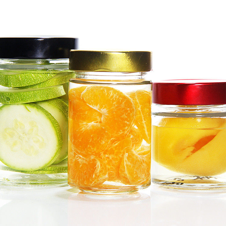 Nhập giá bán buôn 750Ml 1000Ml Kích thước lớn Đường tròn Thẳng đóng băngTấm thủy tinh với nắp kim loại