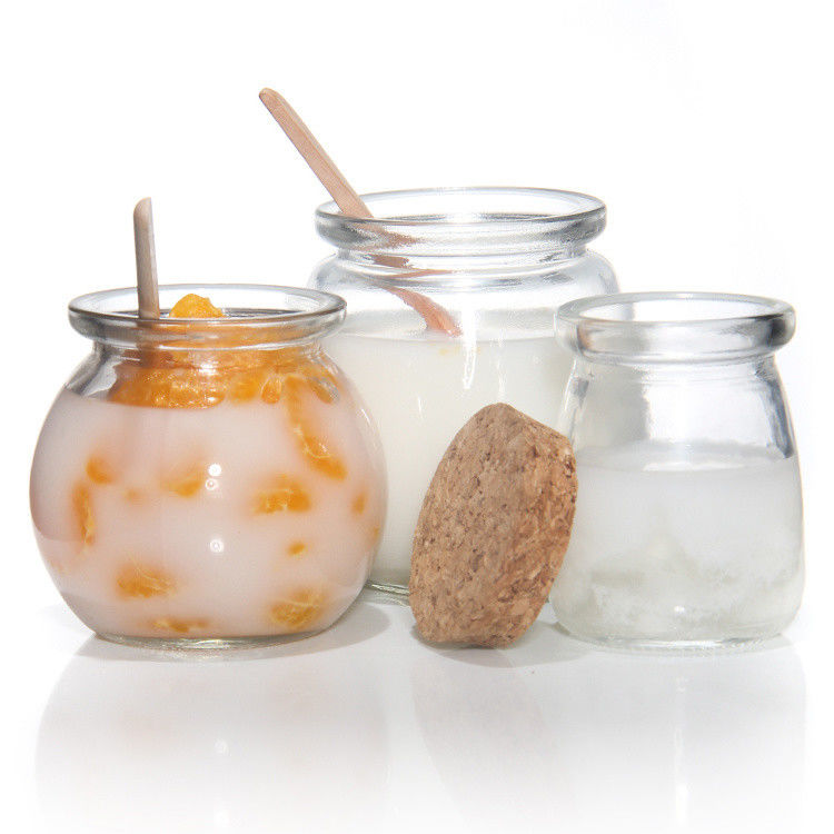 8oz chai sữa chua rỗng chai pudding và chai sữa tươi với nắp
