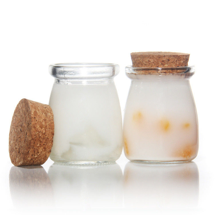 8oz chai sữa chua rỗng chai pudding và chai sữa tươi với nắp