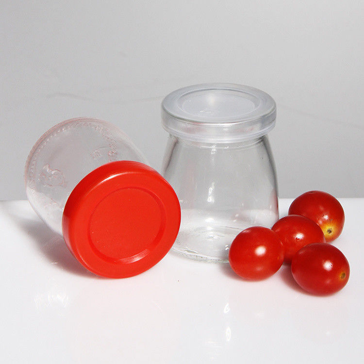 OEM Glass Pudding Jars Spice Jars Cork Lids 50ml 100ml 150ml