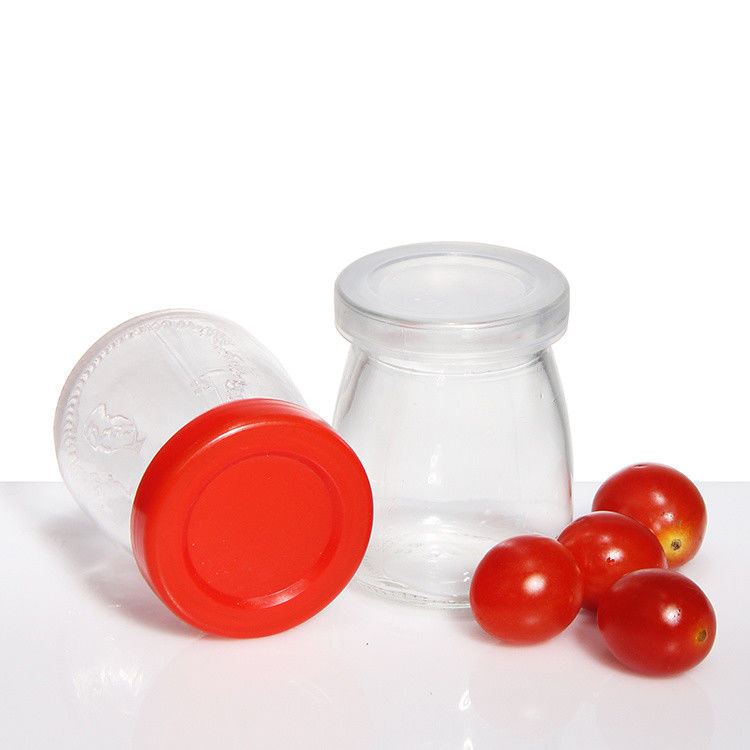 OEM Glass Pudding Jars Spice Jars Cork Lids 50ml 100ml 150ml