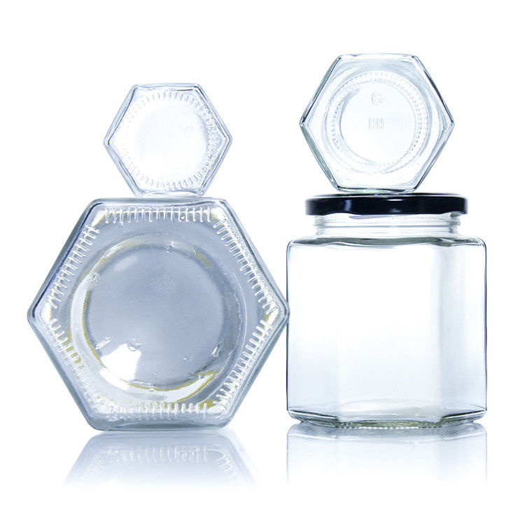 Sundry Food Sugar Glass Storage Jars With Tin Lid 4 Oz Logo tùy chỉnh
