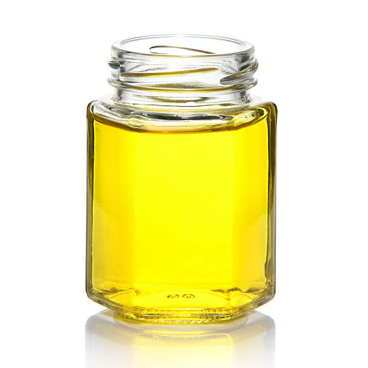 Moq thấp 100Ml 150Ml 200Ml bình thủy tinh mật ong rỗng với nắp vàng
