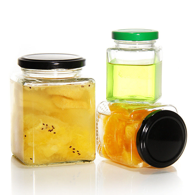 Đồ chứa thủy tinh cao cấp hình vuông 180 Ml 280 Ml 380 Ml 500 Ml 730 Ml