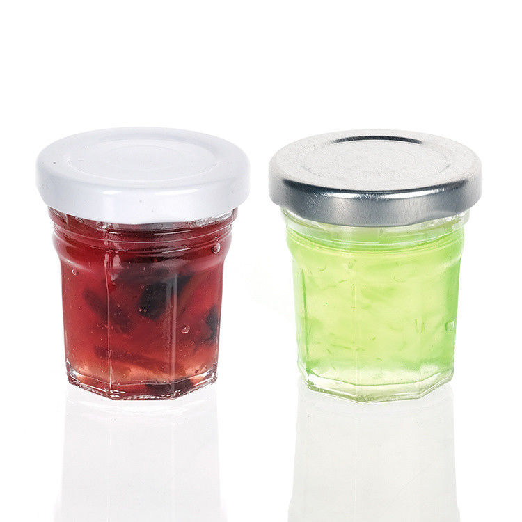 Giá thấp Capacity khác nhau cao phong tỏa hình tròn Clear Glass Jar Jam Storage Jar
