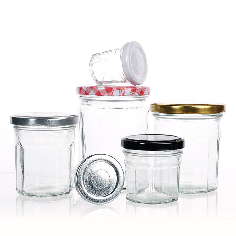 Custom chất lượng cao 370ml 500ml mật ong lưu trữ thủy tinh thức ăn bình để lưu trữ