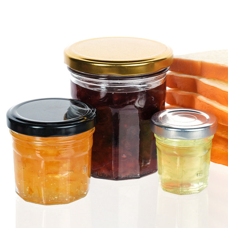 Custom chất lượng cao 370ml 500ml mật ong lưu trữ thủy tinh thức ăn bình để lưu trữ