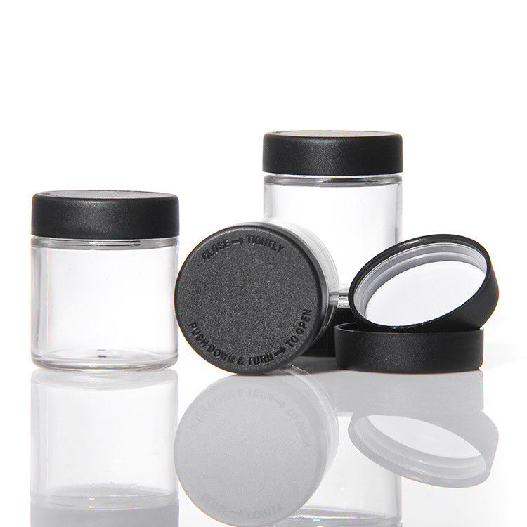 Thùng chứa kem tùy chỉnh Thùng chứa kem rỗng 1oz 2oz 3oz 4oz mặt thẳng