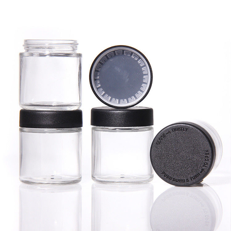 Thùng chứa kem tùy chỉnh Thùng chứa kem rỗng 1oz 2oz 3oz 4oz mặt thẳng