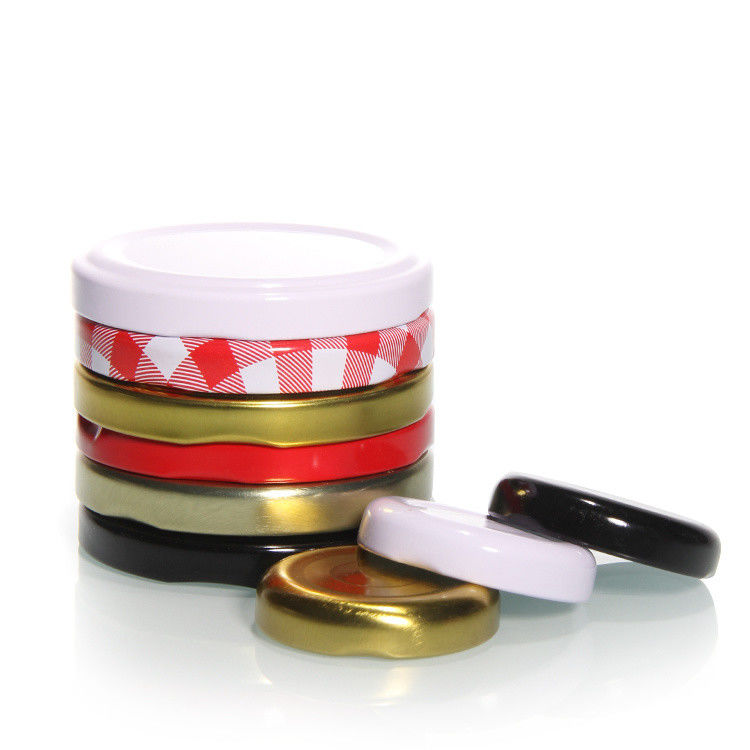 Hot bán 82mm đóng gói bình xoắn off Lug Cap Metal Lug Cap cho chai sữa
