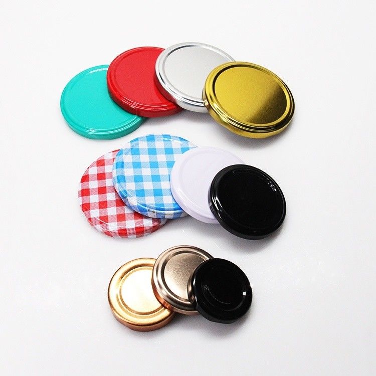 Hot bán 82mm đóng gói bình xoắn off Lug Cap Metal Lug Cap cho chai sữa