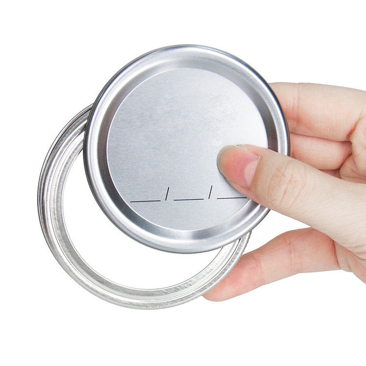 Hình dạng tùy chỉnh 70mm 86mm Nhập lượng thường xuyên Băng bạc Bàn cát Lug Caps cho nhà đóng hộp