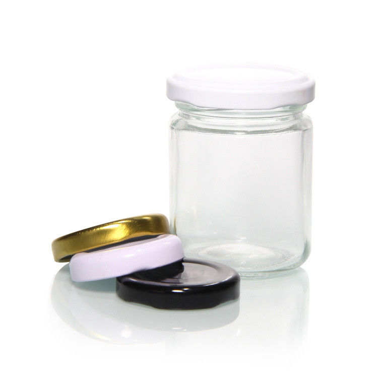 Logo tùy chỉnh 38mm 43mm 48mm 53mm 58mm 63mm 70mm 82mm Golden Screw Caps Metal Lug Cap cho Glass Jar