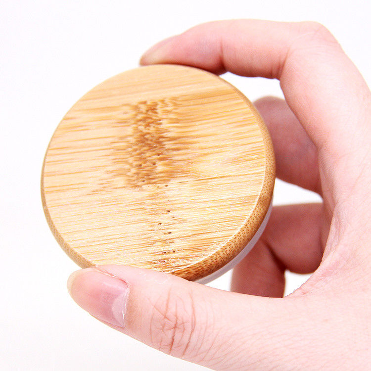 Môi trường thân thiện tái sử dụng Mason Jar nắp Cụm cà phê trà gỗ nắp 70 mm kích thước nắp với lỗ rơm