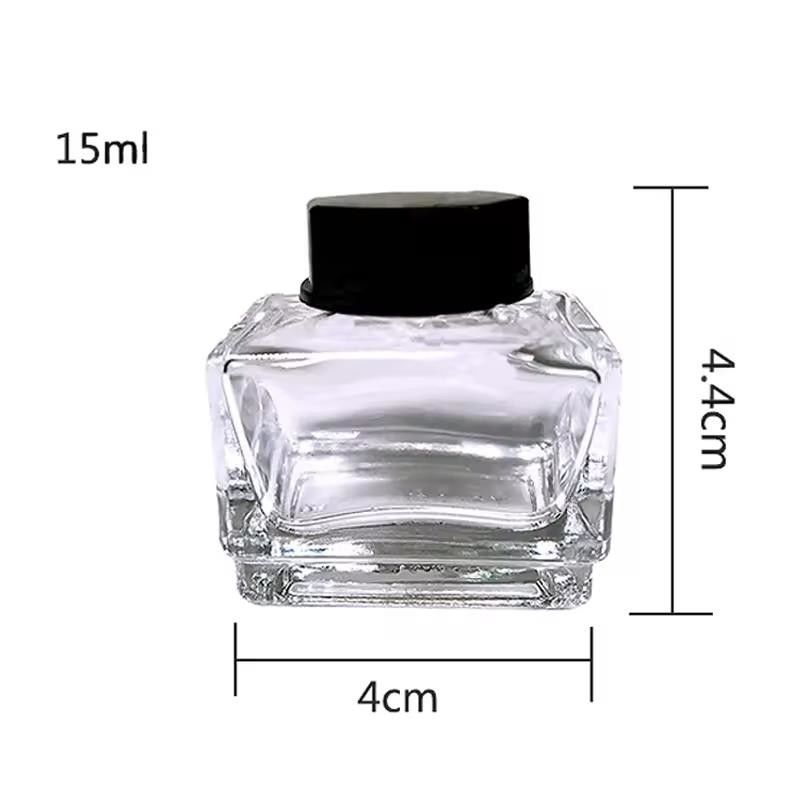 25 ml Custom Antique Ink Bottle Empty Vintage Glass Inkwell Bottles (Bất chứa nước)